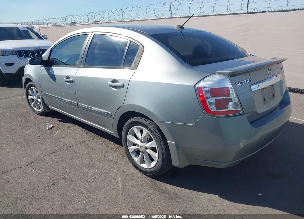 2011 NISSAN SENTRA 2.0SL VIN: 3N1AB6AP9BL612171
