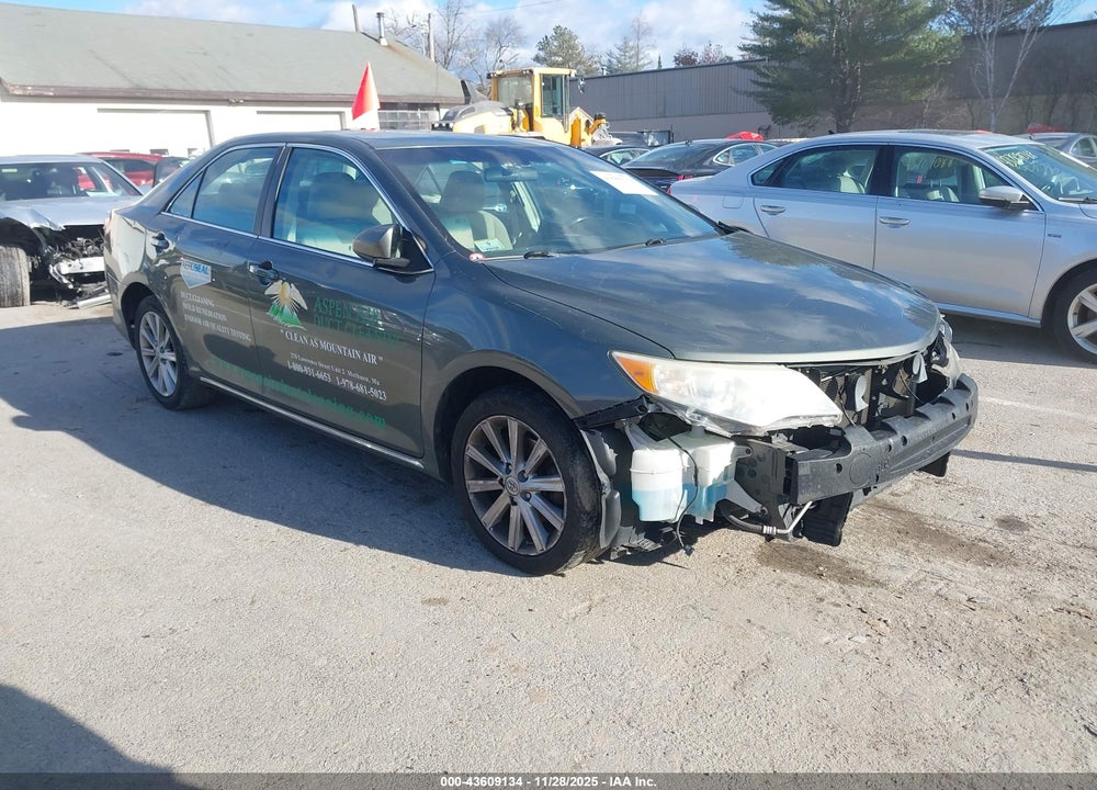2013 TOYOTA CAMRY XLE VIN: 4T4BF1FKXDR289068