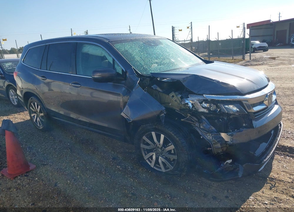 2021 HONDA PILOT 2WD EX-L VIN: 5FNYF5H57MB014497