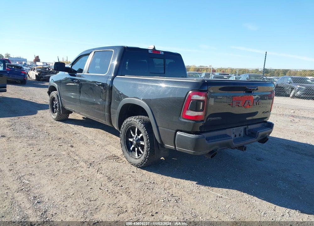 2019 RAM 1500 REBEL 4X4 5'7 BOX VIN: 1C6SRFLT7KN718438
