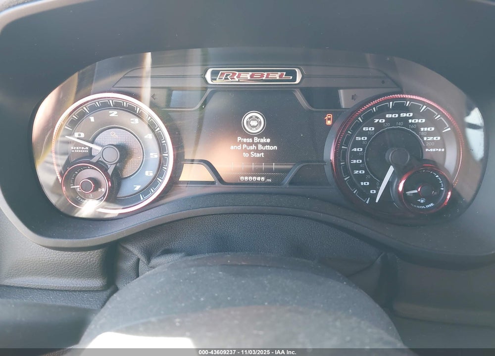 2019 RAM 1500 REBEL 4X4 5'7 BOX VIN: 1C6SRFLT7KN718438