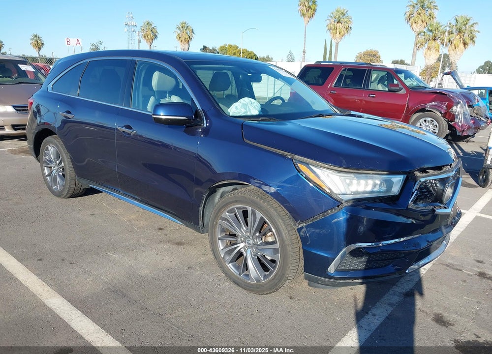 2017 ACURA MDX TECHNOLOGY PACKAGE VIN: 5FRYD4H56HB001146