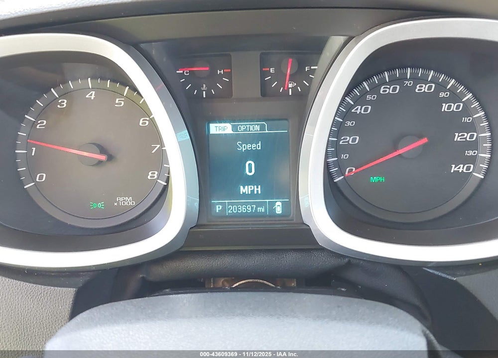 2013 CHEVROLET EQUINOX LS VIN: 2GNALBEK5D1221371