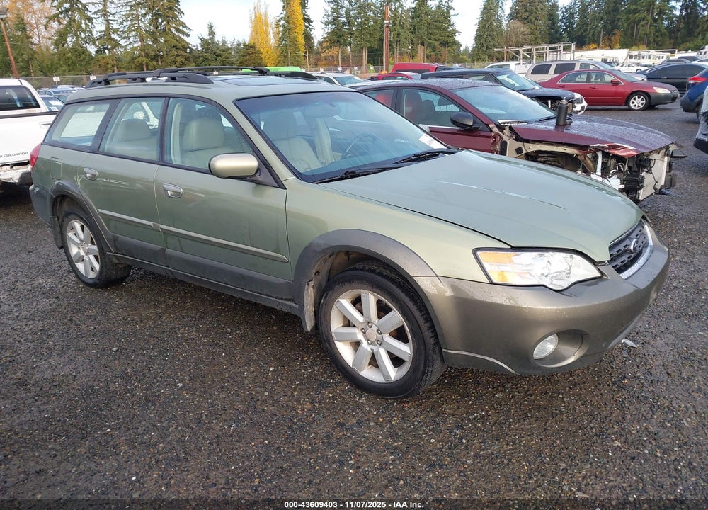 2006 SUBARU OUTBACK 2.5I LIMITED VIN: 4S4BP62C967311369