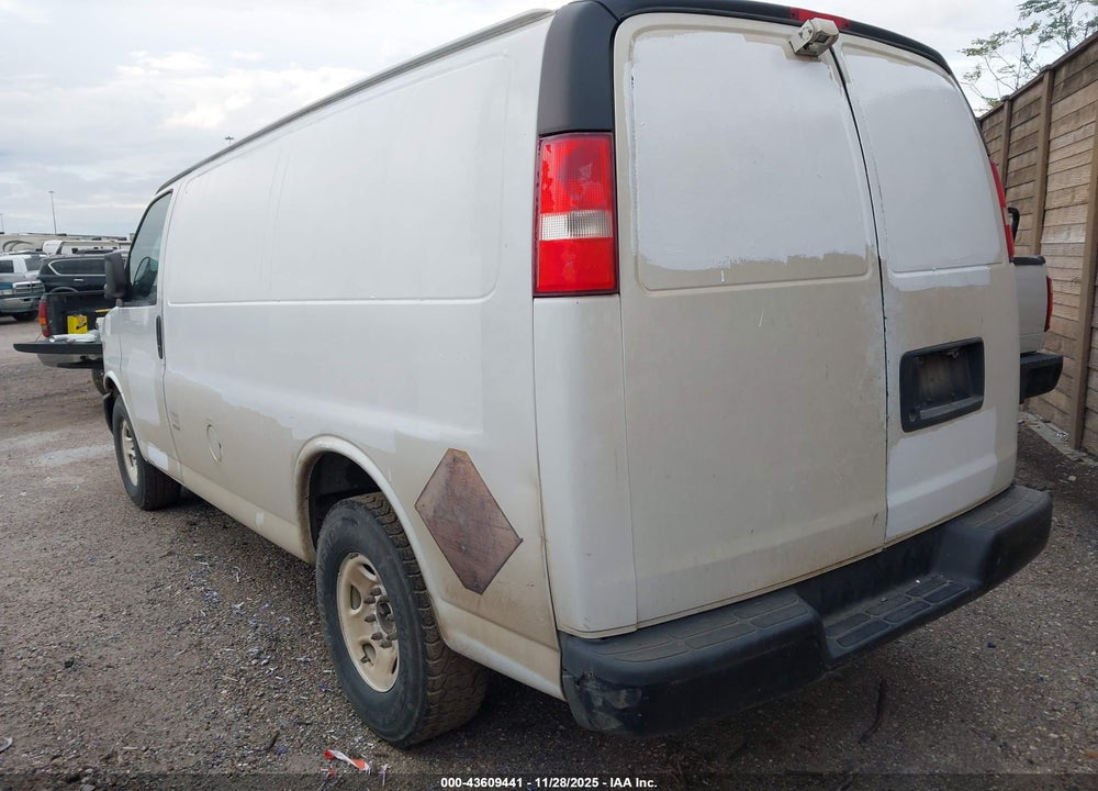 2014 CHEVROLET EXPRESS 2500 WORK VAN VIN: 1GCWGFCA6E1206017