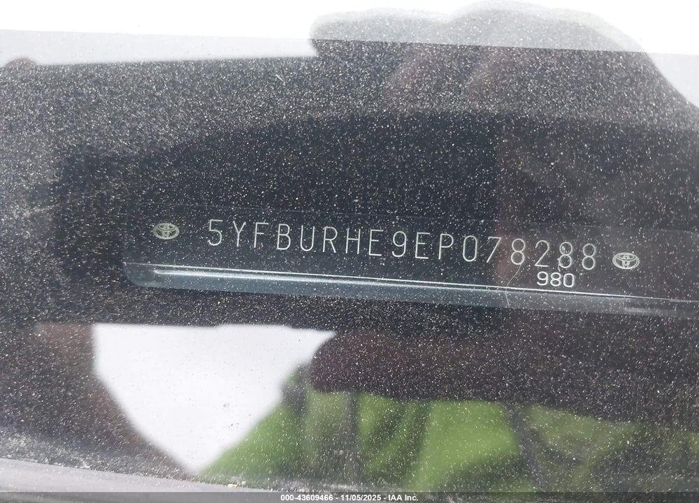 2014 TOYOTA COROLLA S PLUS VIN: 5YFBURHE9EP078288