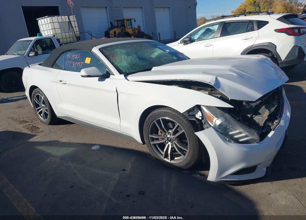 2016 FORD MUSTANG ECOBOOST PREMIUM VIN: 1FATP8UHXG5295554