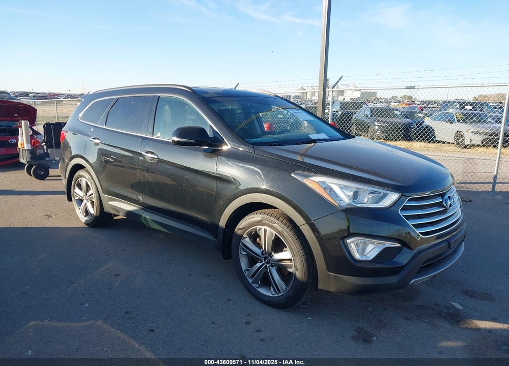 2014 HYUNDAI SANTA FE GLS VIN: KM8SNDHF1EU075845