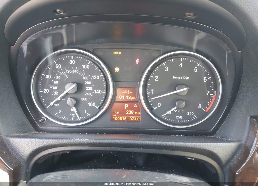 2011 BMW 328I VIN: WBADW7C52BE727563