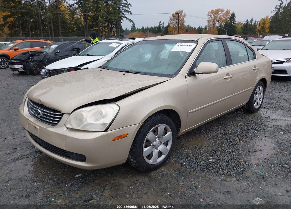 2008 KIA OPTIMA LX VIN: KNAGE123385189963