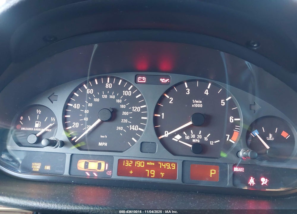 2003 BMW 325I VIN: WBAET37453NJ38659