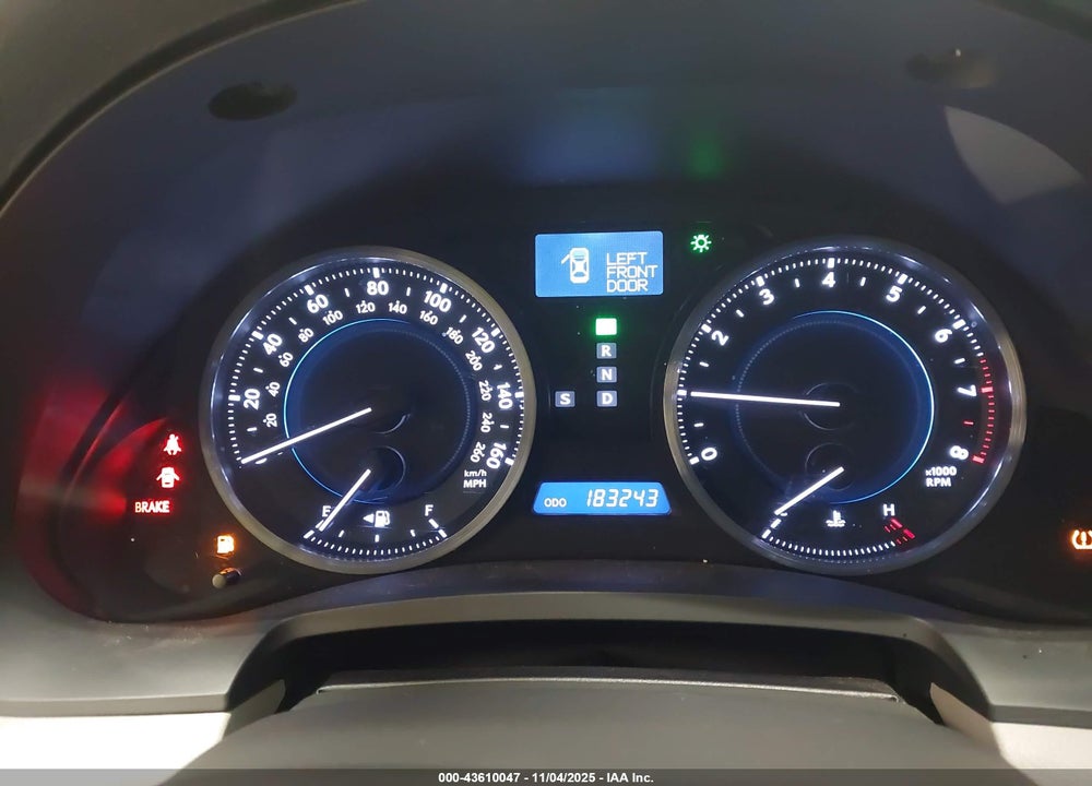 2012 LEXUS IS 250 VIN: JTHCF5C2XC5055213