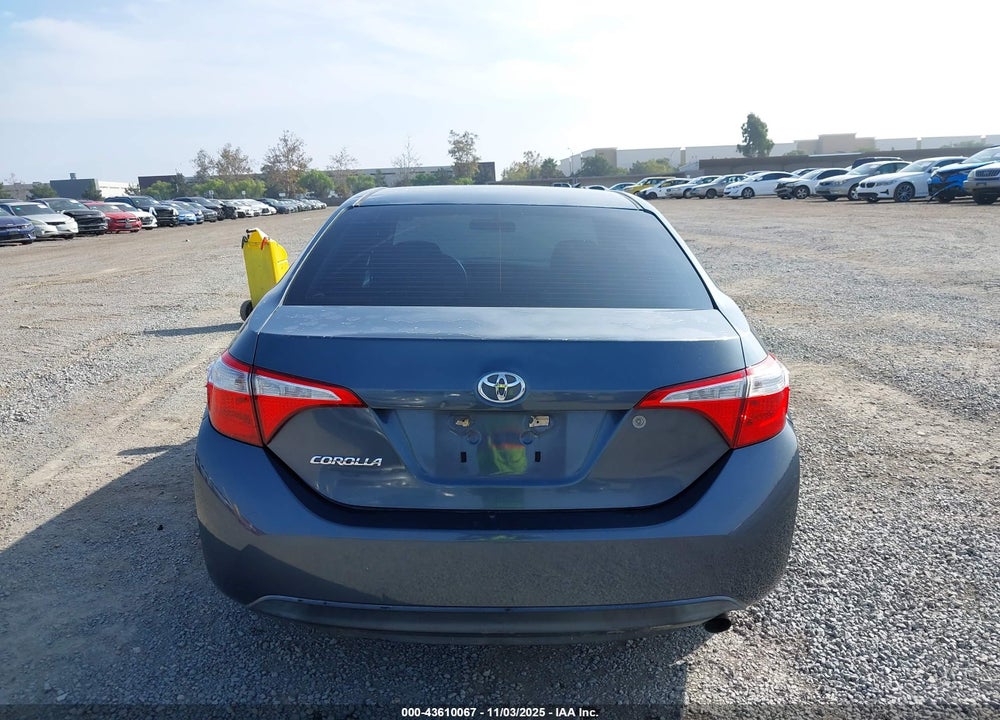2015 TOYOTA COROLLA L VIN: 5YFBURHE7FP200891