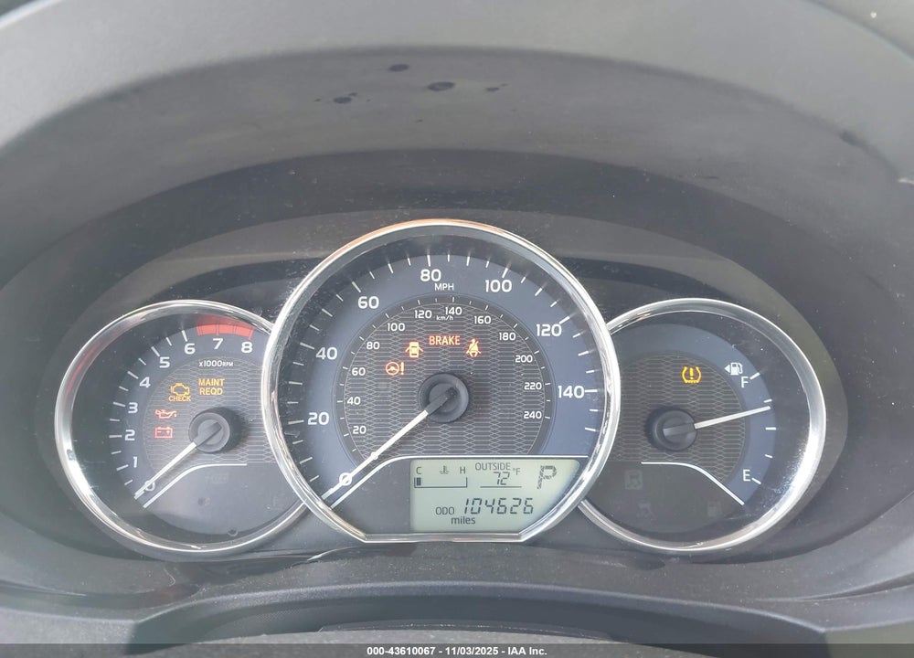 2015 TOYOTA COROLLA L VIN: 5YFBURHE7FP200891