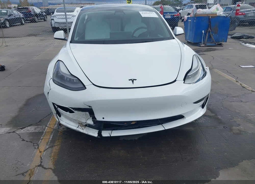 2022 TESLA MODEL 3 LONG RANGE DUAL MOTOR ALL-WHEEL DRIVE VIN: 5YJ3E1EB9NF251056