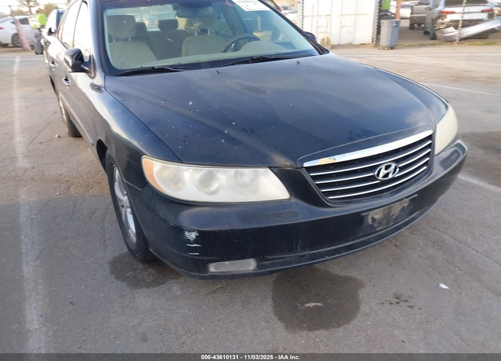 2006 HYUNDAI AZERA VIN: KMHFC46F56A114031