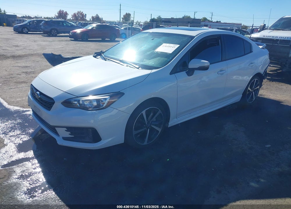2020 SUBARU IMPREZA SPORT VIN: 4S3GKAM66L3604085