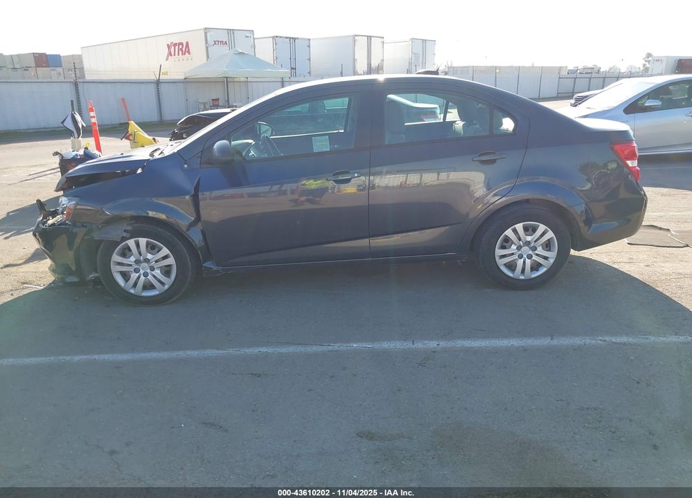 2018 CHEVROLET SONIC VIN: 1G1JB5SG4J4118609