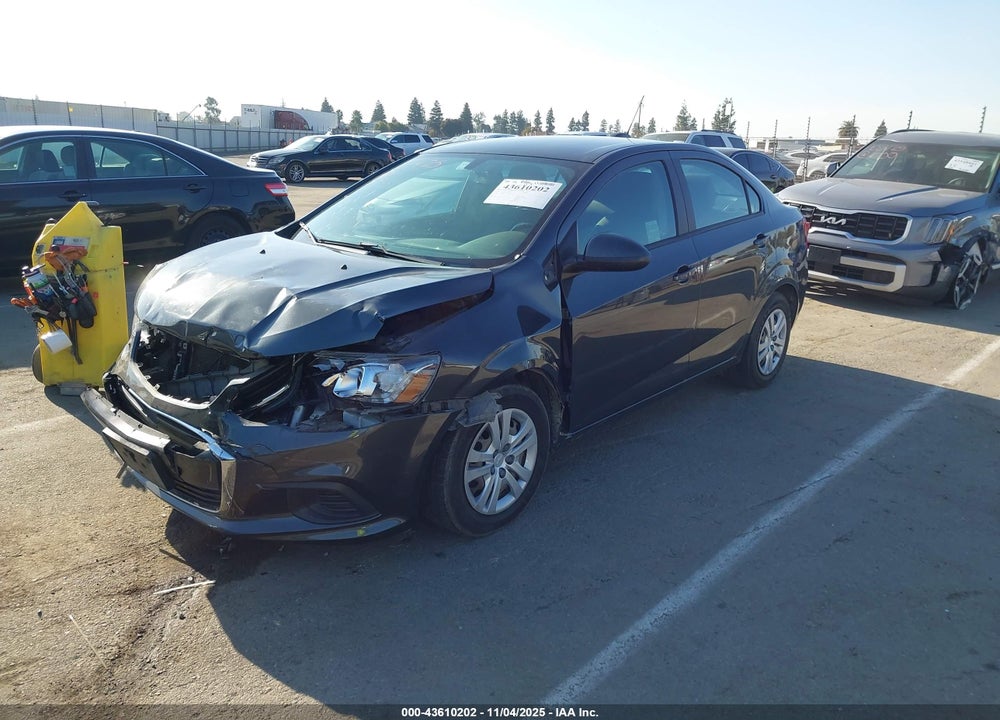 2018 CHEVROLET SONIC VIN: 1G1JB5SG4J4118609