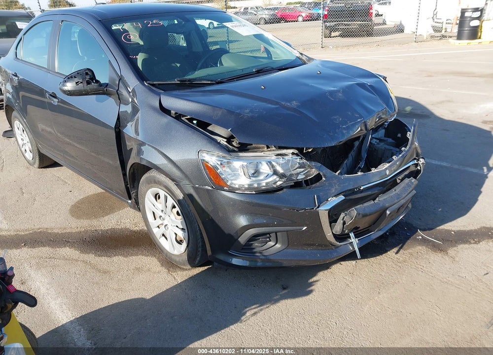 2018 CHEVROLET SONIC VIN: 1G1JB5SG4J4118609