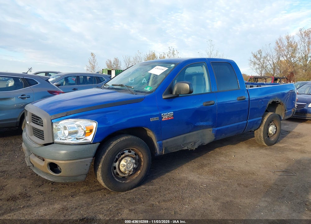 2008 DODGE RAM 2500 ST/SXT VIN: 3D7KR28D18G247803