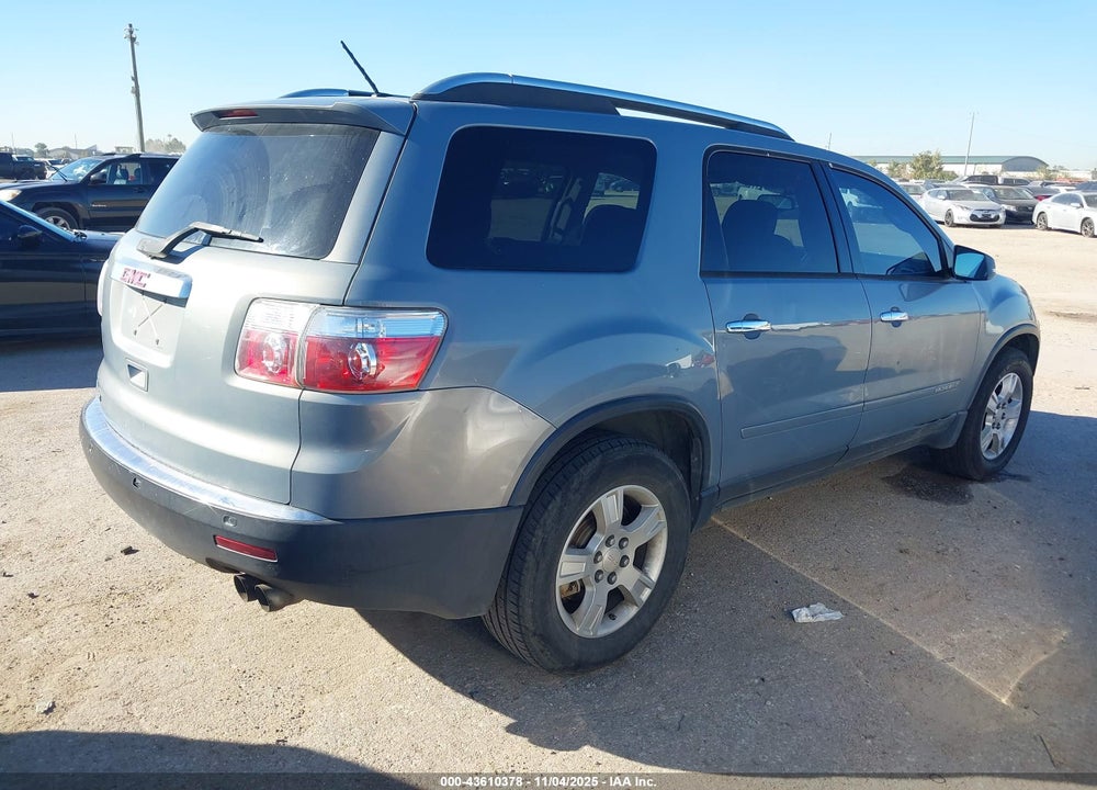 2008 GMC ACADIA SLE1 VIN: 1GKER13768J202023