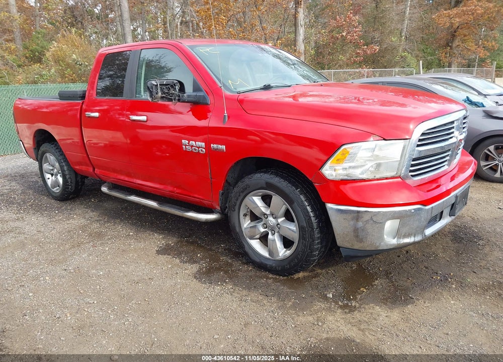 2015 RAM 1500 BIG HORN VIN: 1C6RR7GT2FS605602