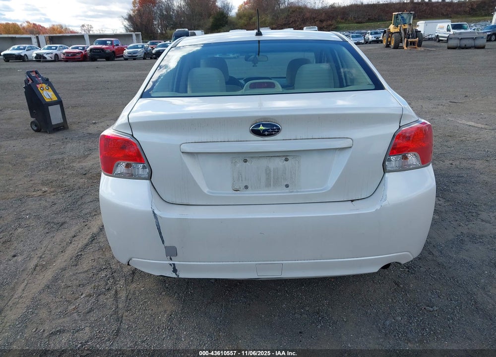 2012 SUBARU IMPREZA 2.0I VIN: JF1GJAA6XCG005132