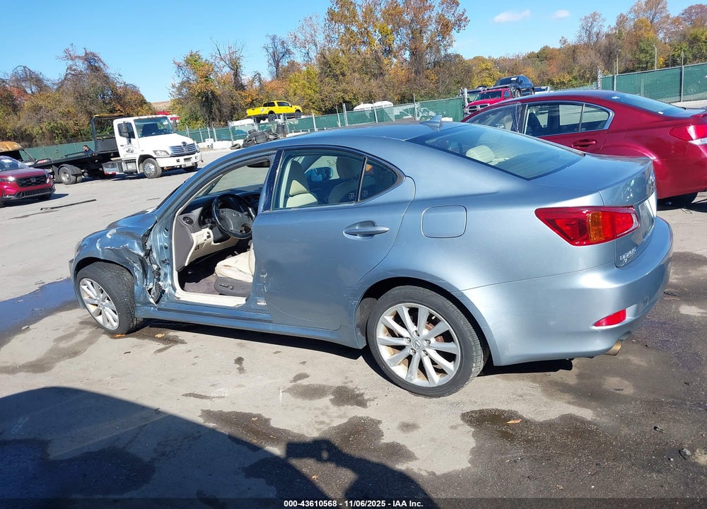 2009 LEXUS IS 250 VIN: JTHCK262895034343