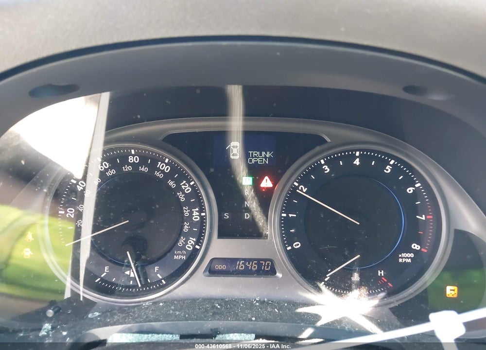 2009 LEXUS IS 250 VIN: JTHCK262895034343