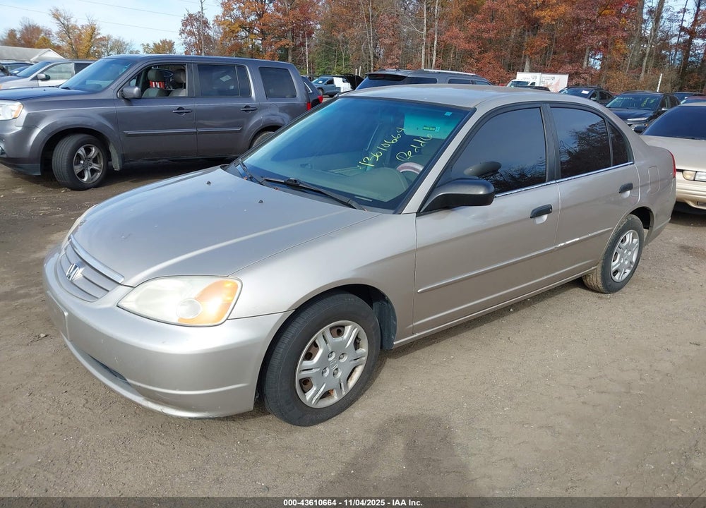 2001 HONDA CIVIC LX VIN: 2HGES16521H514410