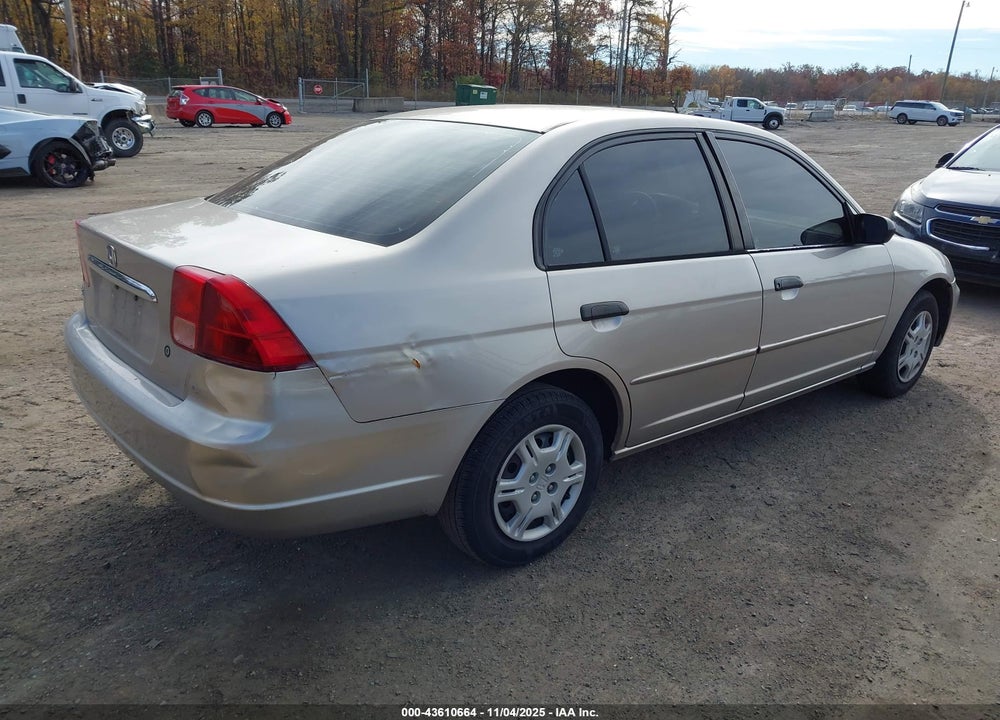 2001 HONDA CIVIC LX VIN: 2HGES16521H514410