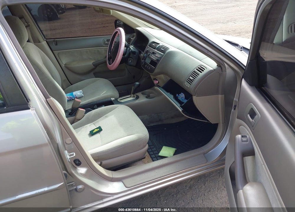 2001 HONDA CIVIC LX VIN: 2HGES16521H514410