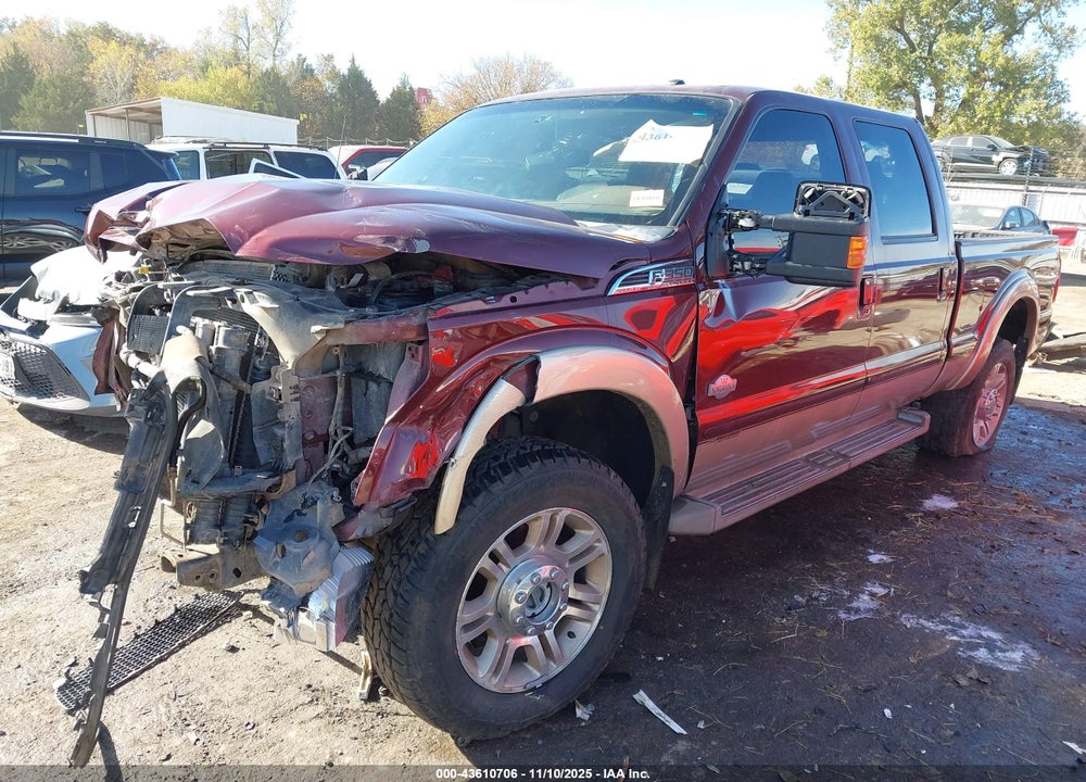 2011 FORD F-350 LARIAT VIN: 1FT8W3BT8BEB39583