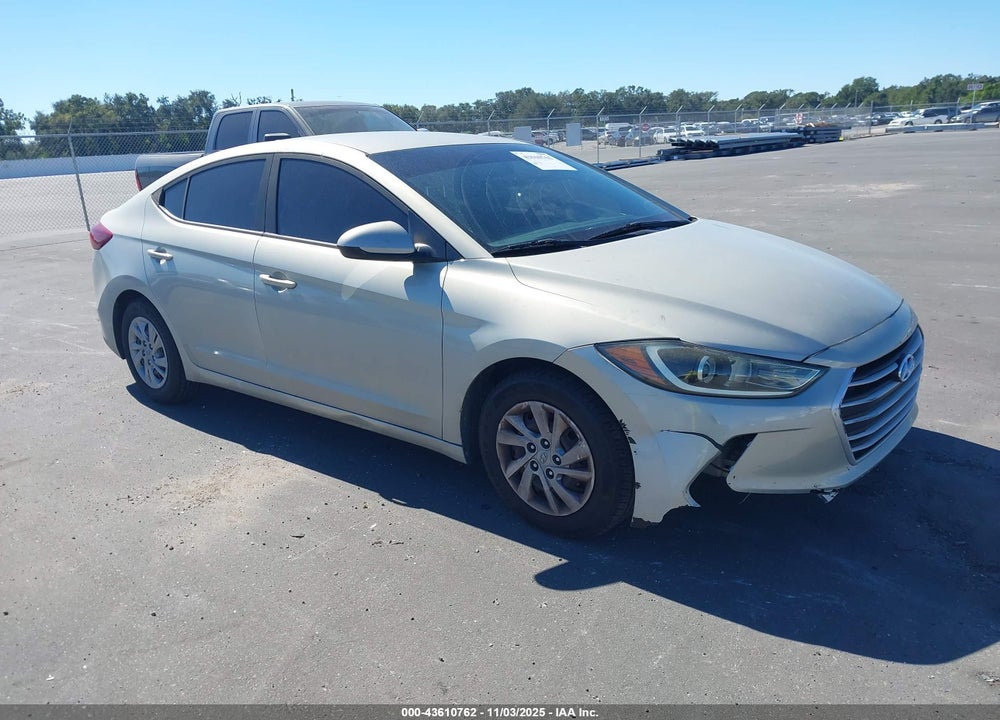 2017 HYUNDAI ELANTRA SE VIN: KMHD74LF1HU094393