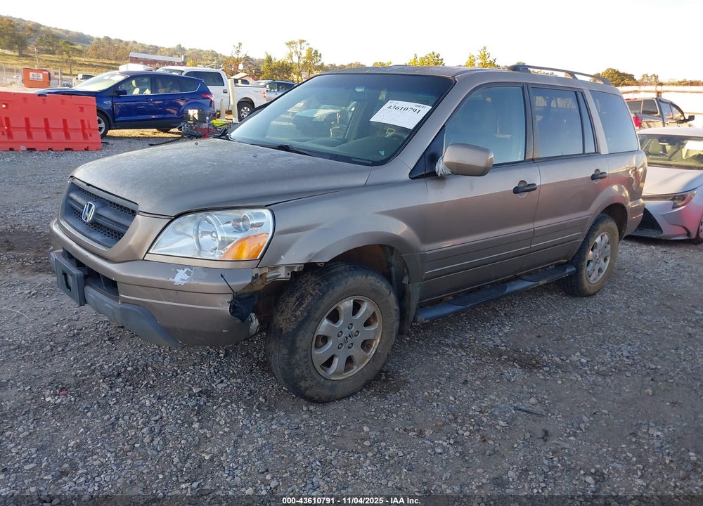 2004 HONDA PILOT EX-L VIN: 2HKYF18604H531501