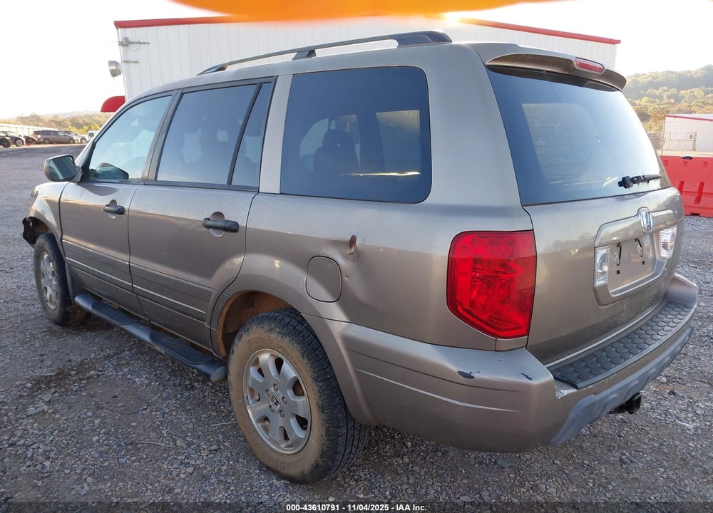 2004 HONDA PILOT EX-L VIN: 2HKYF18604H531501