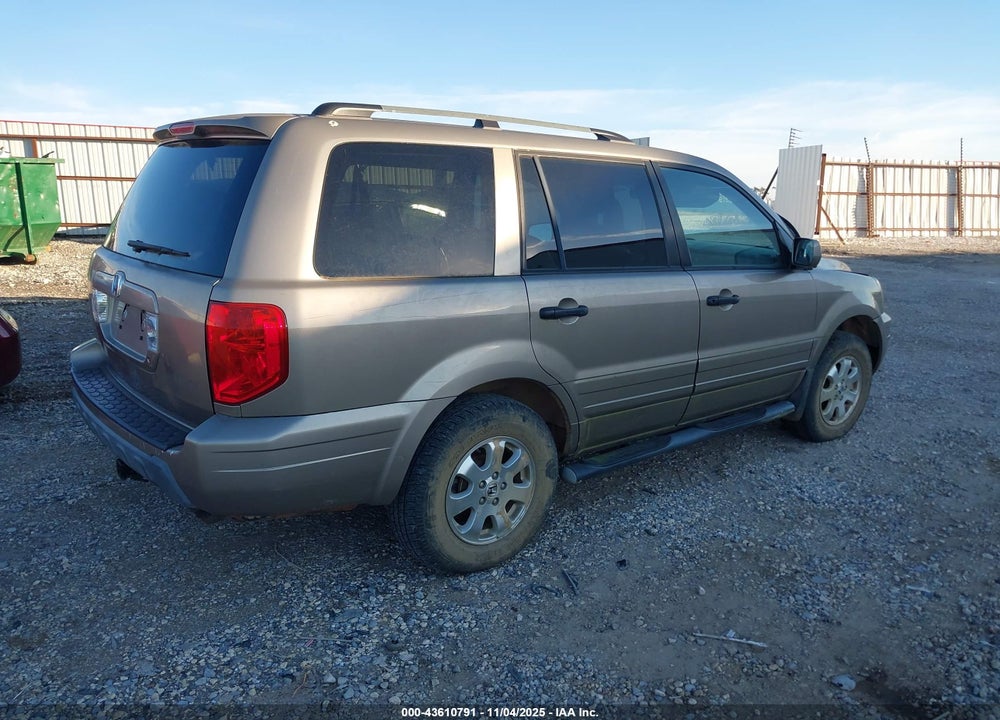 2004 HONDA PILOT EX-L VIN: 2HKYF18604H531501