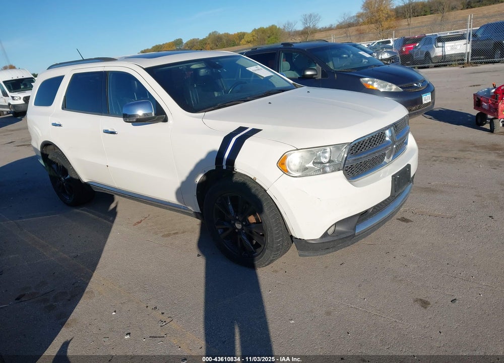2011 DODGE DURANGO CREW VIN: 1D4SE4GTXBC689289