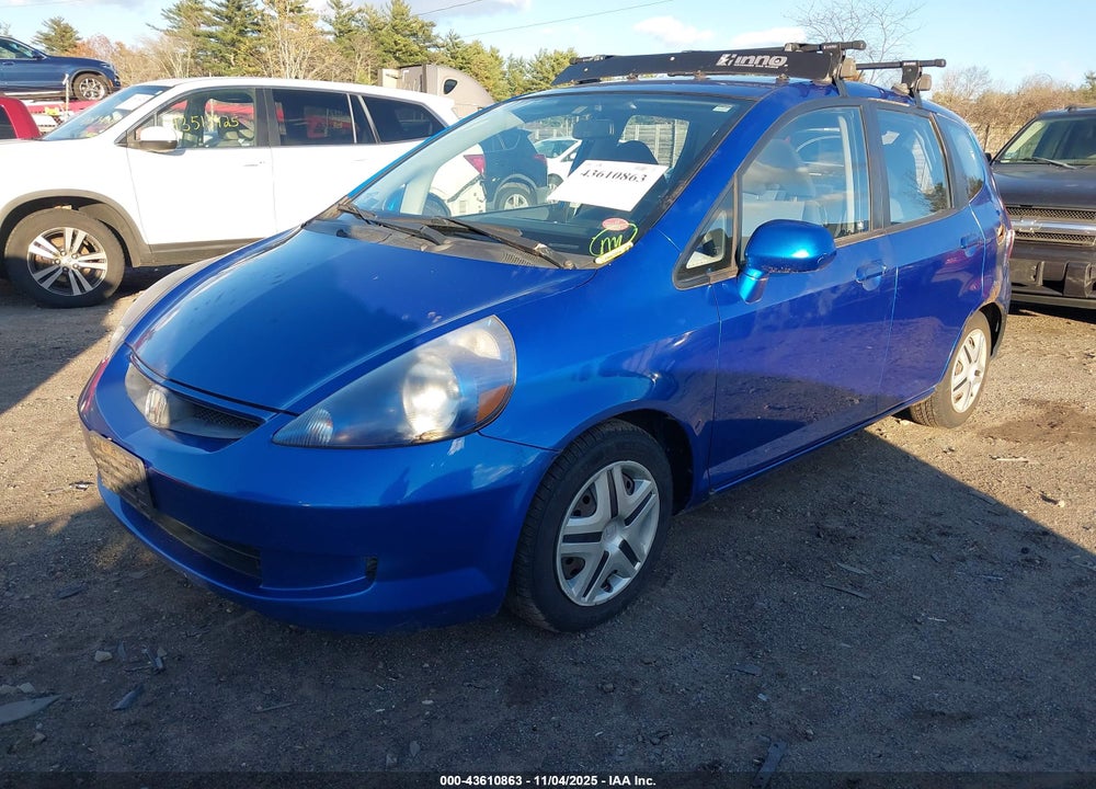 2008 HONDA FIT VIN: JHMGD38468S018836