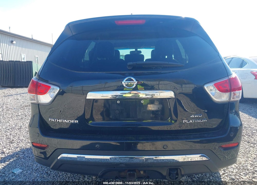2015 NISSAN PATHFINDER PLATINUM VIN: 5N1AR2MM9FC706860