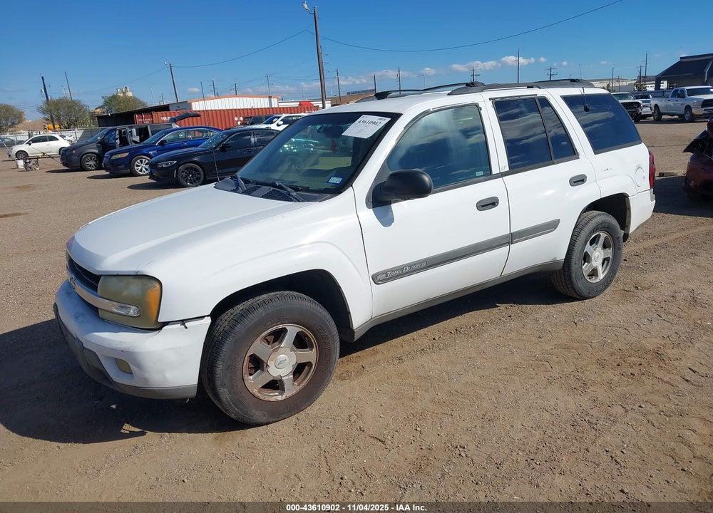 2002 CHEVROLET TRAILBLAZER LT VIN: 1GNDS13S022125092