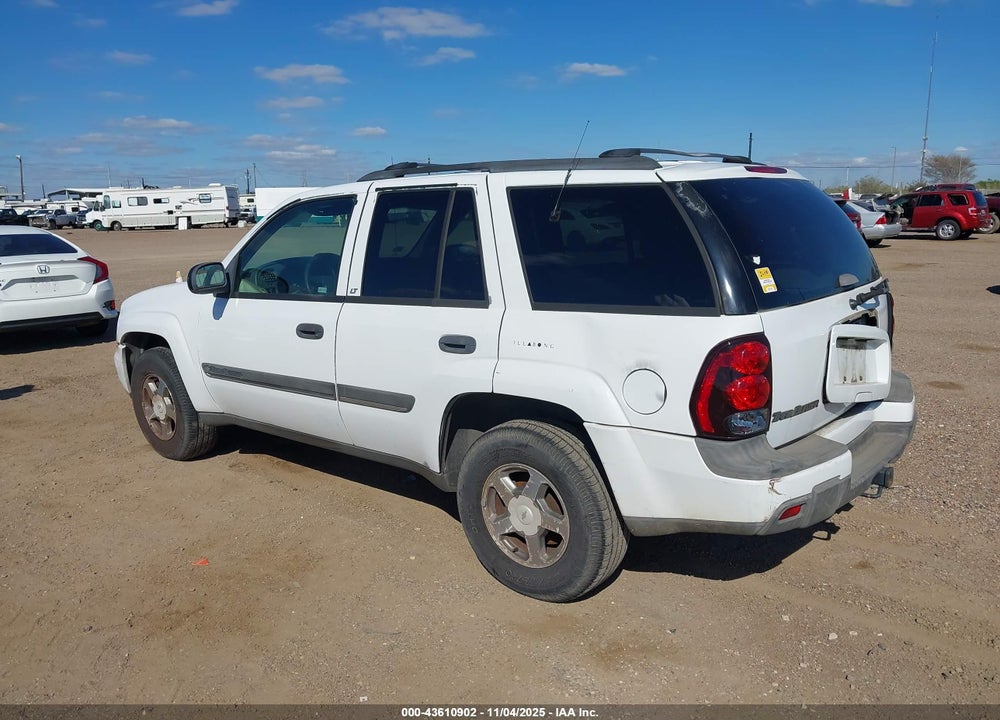 2002 CHEVROLET TRAILBLAZER LT VIN: 1GNDS13S022125092