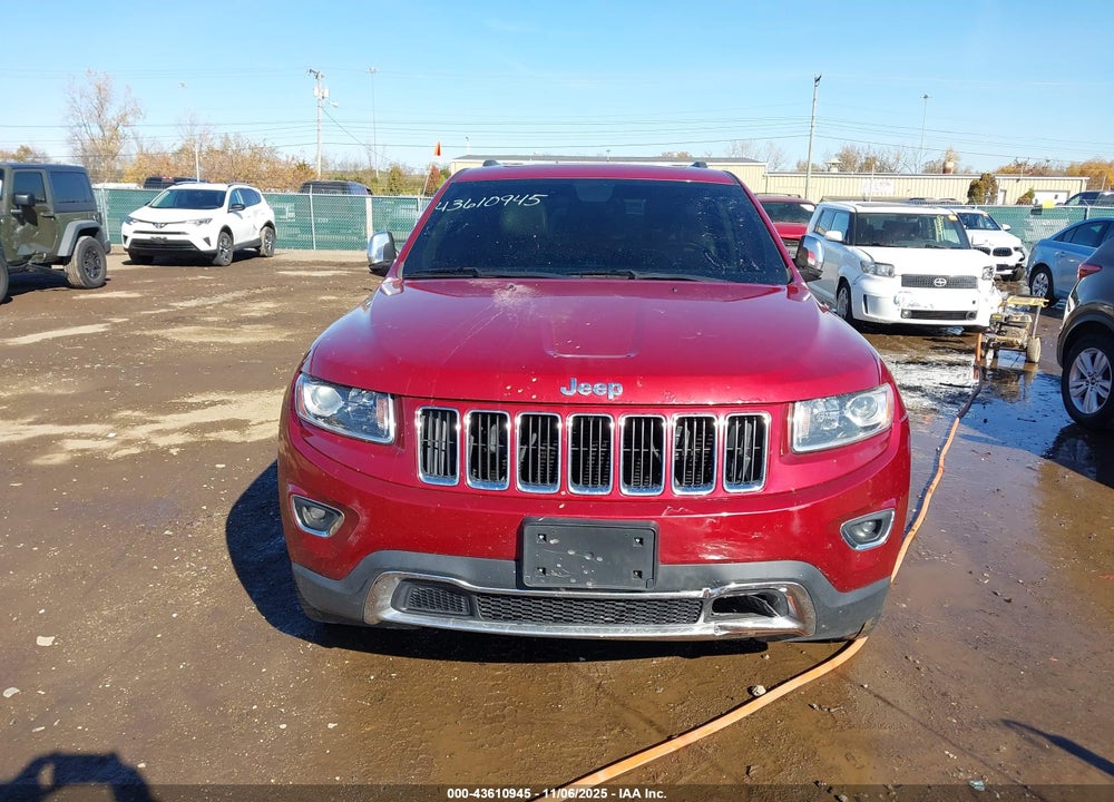 2014 JEEP GRAND CHEROKEE VIN: 1C4RJFBGXEC341784