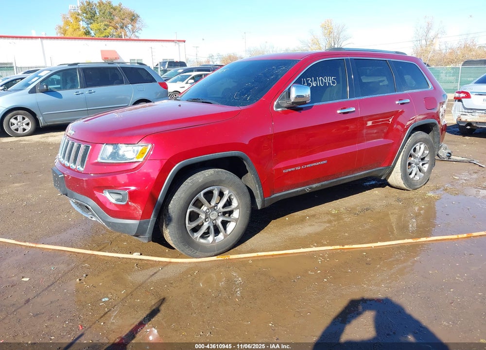 2014 JEEP GRAND CHEROKEE VIN: 1C4RJFBGXEC341784