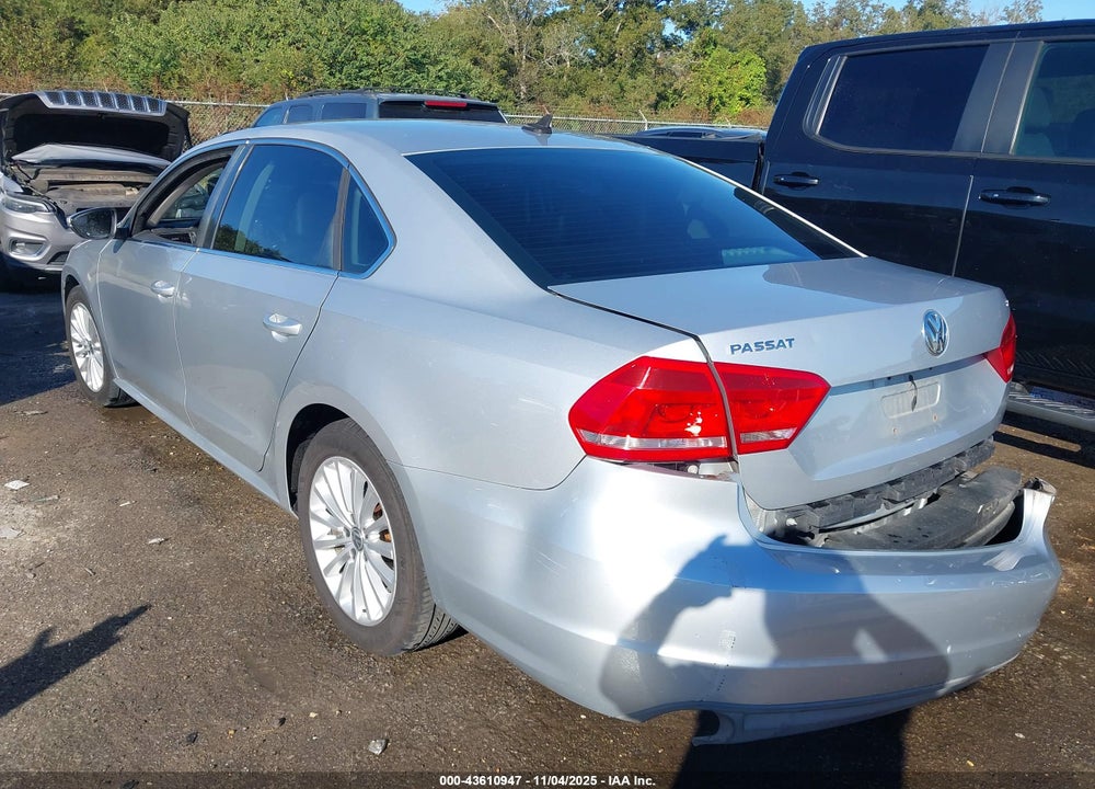 2012 VOLKSWAGEN PASSAT VIN: 1VWBH7A37CC023259
