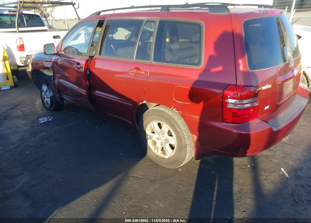 2002 TOYOTA HIGHLANDER V6 VIN: JTEGF21A020047964