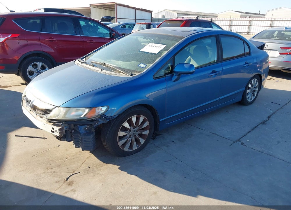 2009 HONDA CIVIC EX VIN: 1HGFA16839L001702