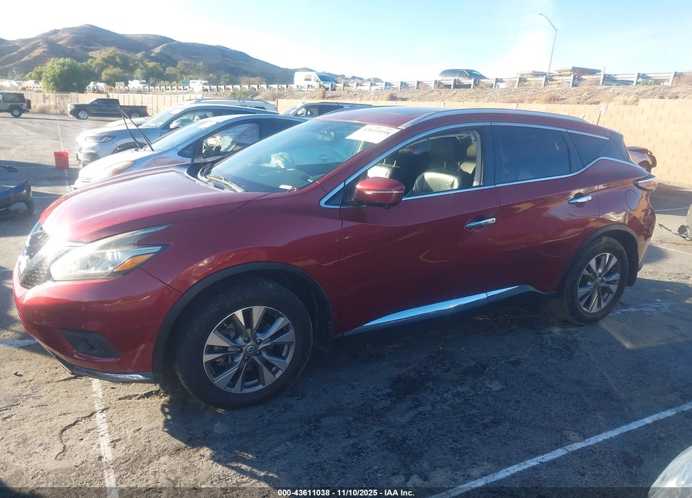 2015 NISSAN MURANO SL VIN: 5N1AZ2MGXFN240502