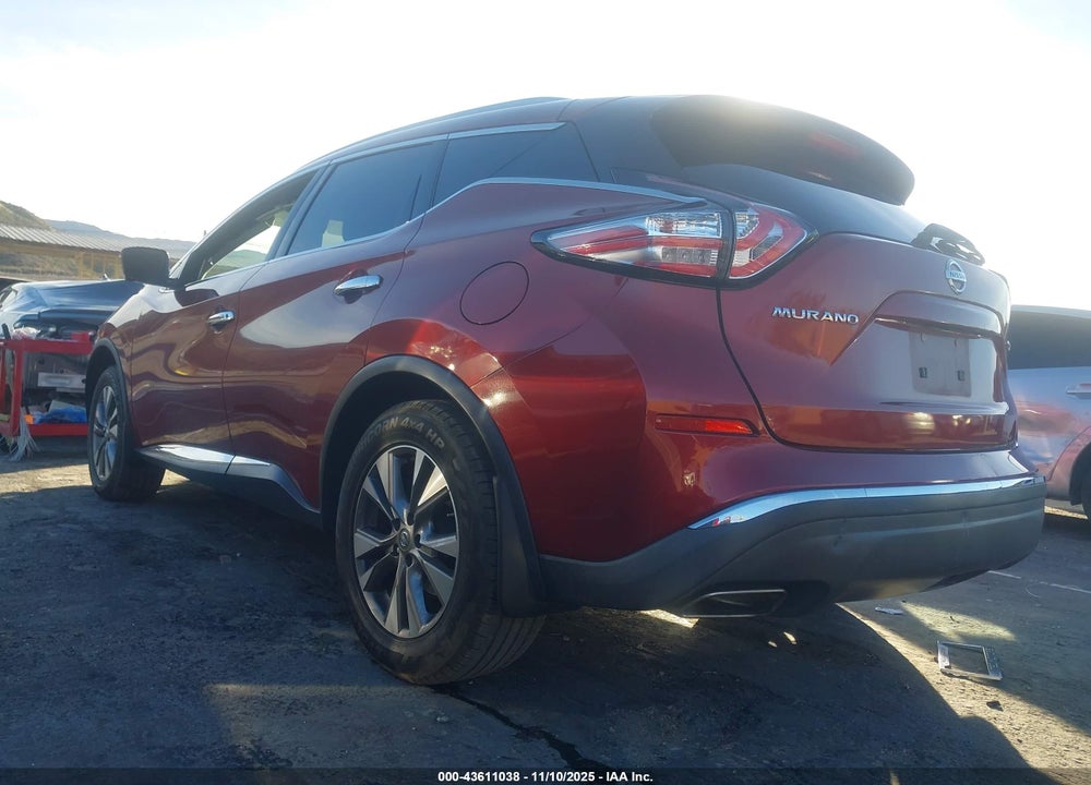 2015 NISSAN MURANO SL VIN: 5N1AZ2MGXFN240502